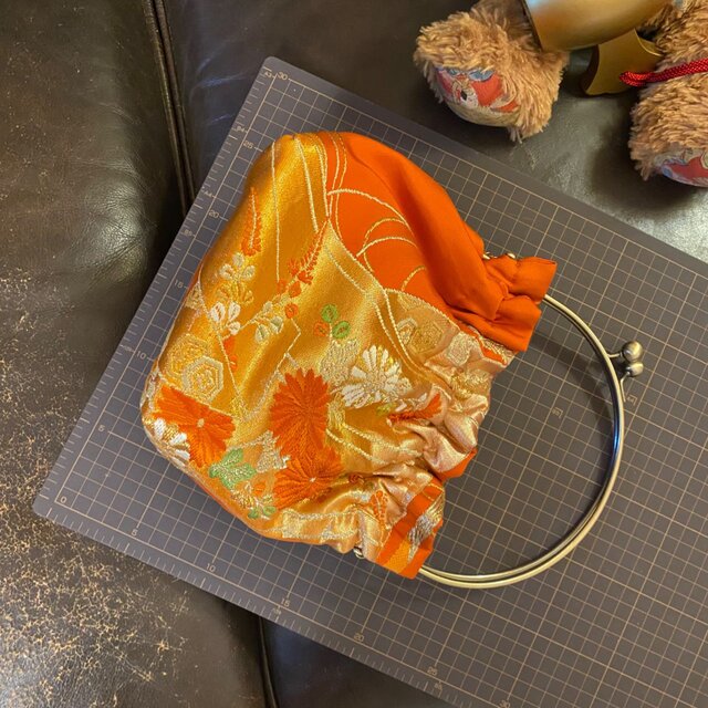 ❤NY❤ ハンドメイド 帯 リメイク 和洋折衷 名古屋帯リメイク ハンドバッグ バック ショルダー