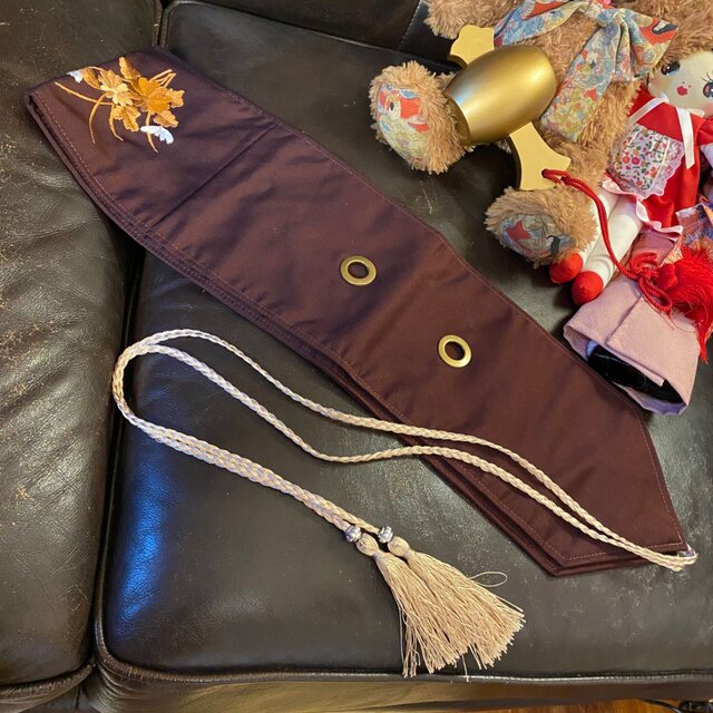 ❤NY❤ ハンドメイド 帯 リメイク Creema限定♡母の日】和風アンティーク模様着物帯リメイク2ways