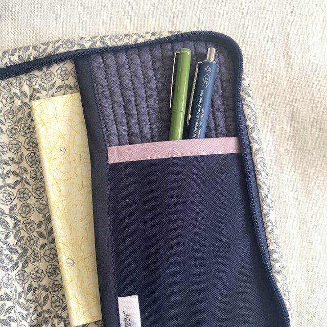 ヌビキルトマルチポーチ＊ヌビキルト×リバティプリント | iichi 日々の