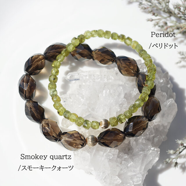 専用です♡新作♡極♡宝石質ペリドット♡ 水ブレス ペリドットの一連ブレスレット ～翠色（すいしょく） | iichi 日々の