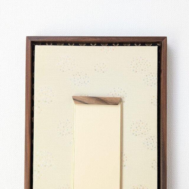 【銀閣】古竹煤竹組短冊掛柱掛旧家蔵出(V692） 銀閣古竹煤竹組短冊掛柱掛旧家蔵出(V692）