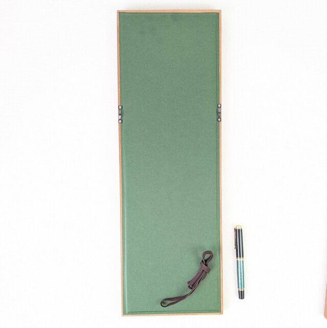 【銀閣】古竹煤竹組短冊掛柱掛旧家蔵出(V692） 銀閣古竹煤竹組短冊掛柱掛旧家蔵出(V692）