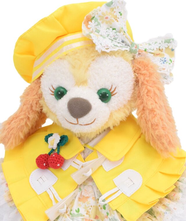 クッキーアン 服 着せ替え コスチューム ダッフルケープ付花柄
