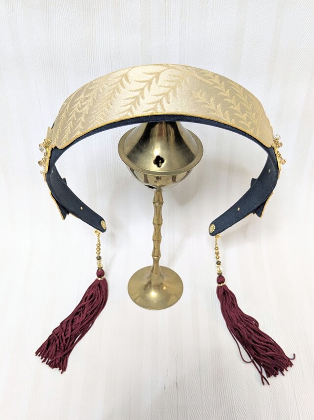 帯地のカチューシャ　幅広タイプ