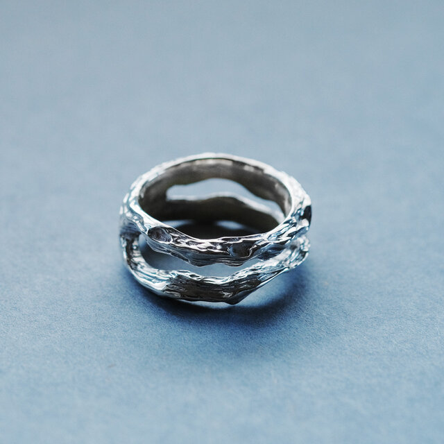 シルバー テクスチャーリング Texture RingテクスチャーリングRD196 ｜ -シルバーアクセサリー