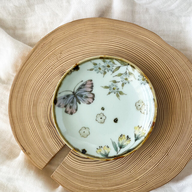 チコロット❤️すべて手描き❤️染付け❤️1つあると便利な器❤️小皿❤️醤油皿❤️銘々皿（めいめいざら）❤️漬物皿