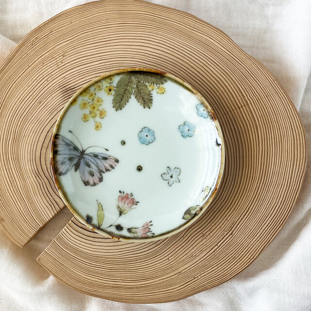 チコロット❤️すべて手描き❤️染付け❤️1つあると便利な器❤️小皿❤️醤油皿❤️銘々皿（めいめいざら）❤️漬物皿