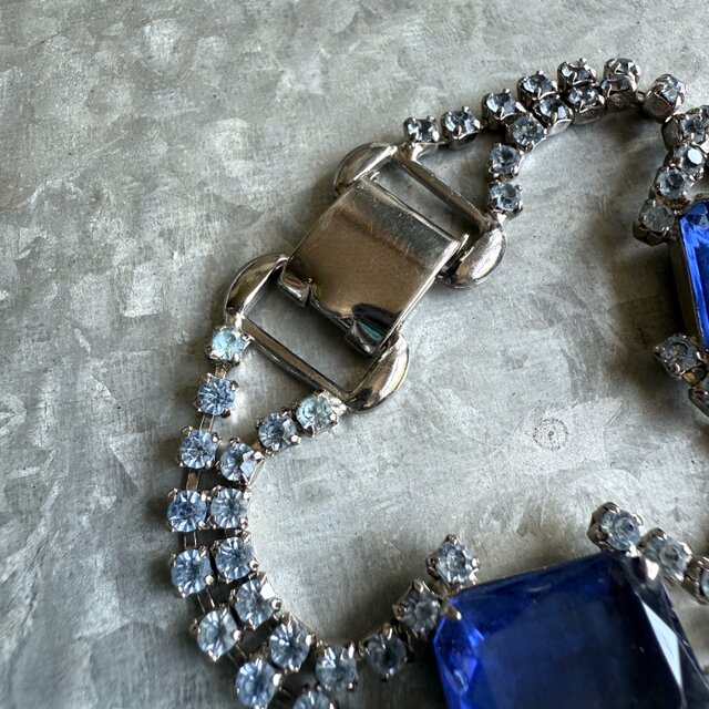 アメリカ　REGENCY  ヴィンテージ　サフィレット　ブレスレット ヴィンテージスターリングシルバー製US陸軍ブレスレット存在感