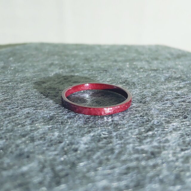 【緋銅】細身のリング2mm幅