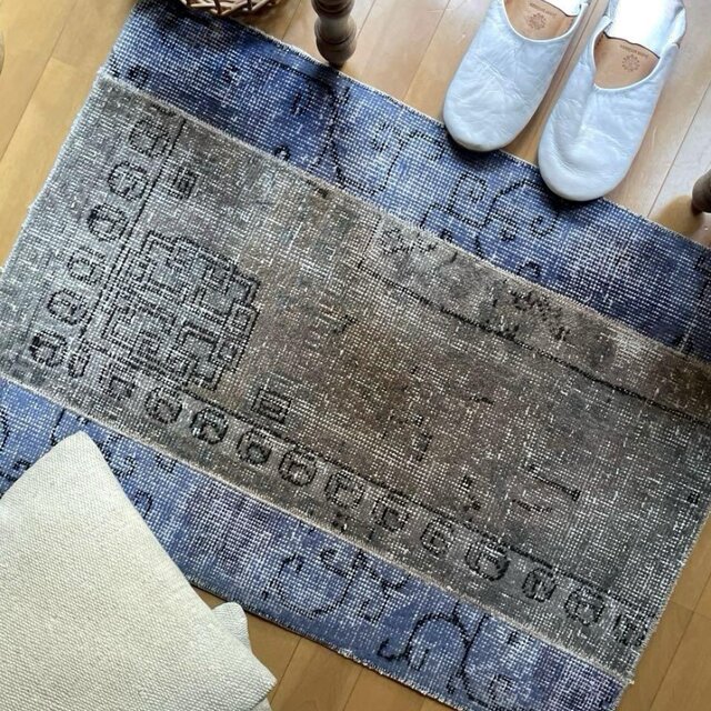132×66 パッチワーク　トルコヴィンテージラグ bana-oldstyle2-100b.jpg