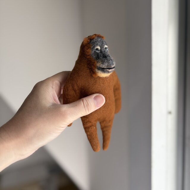 オランウータン（メス）のキーホルダー