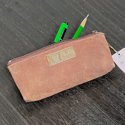 柿渋染めペンケースミニK25077