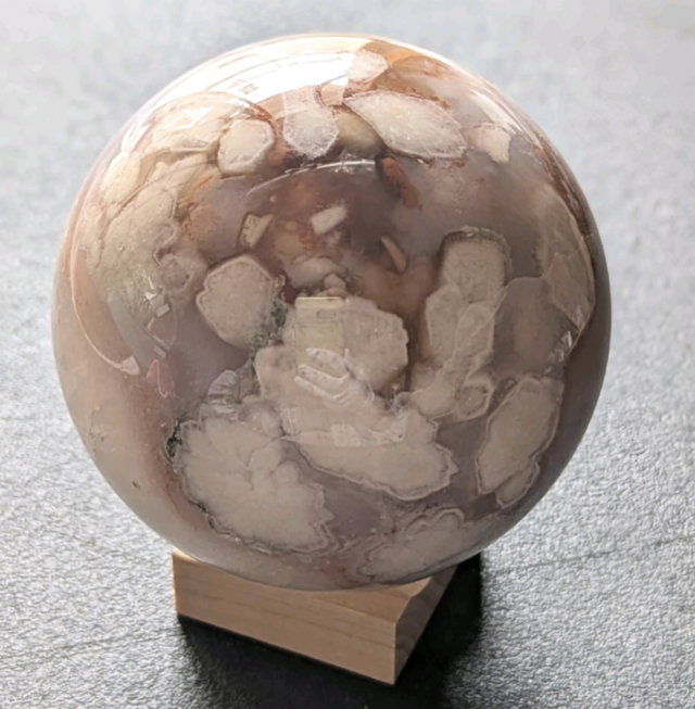 チェリーブロッサムアゲート　スカル　モチーフ 桜瑪瑙（チェリーブロッサムアゲート）《マダガスカル産》の