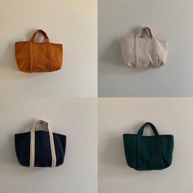 帆布 BASIC TOTE (S) オレンジ | iichi 日々の暮らしを心地よくする