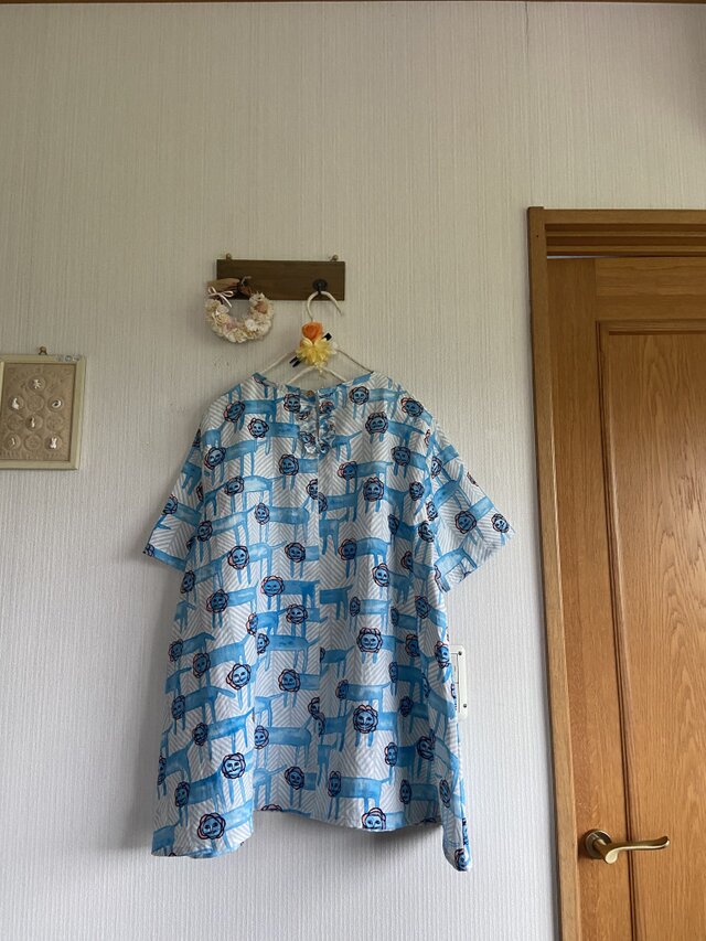 ミナペルホネンlookのフレアーチュニック