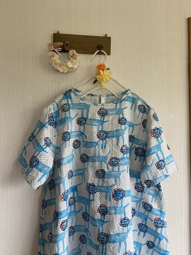 ミナペルホネン ハンドメイド チュニック 市販インナー付き ミナ 