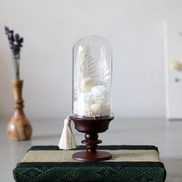 アンティーク グラスドーム ドライフラワー undercover アンティーク グラスドーム ドライフラワー undercover