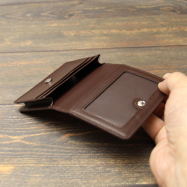 カードケース　定期入れ　名刺入れ　ブロンズ 定期入れ/パス入れ/名刺入れ カードケース 【水彩調ひまわり】（名入れ