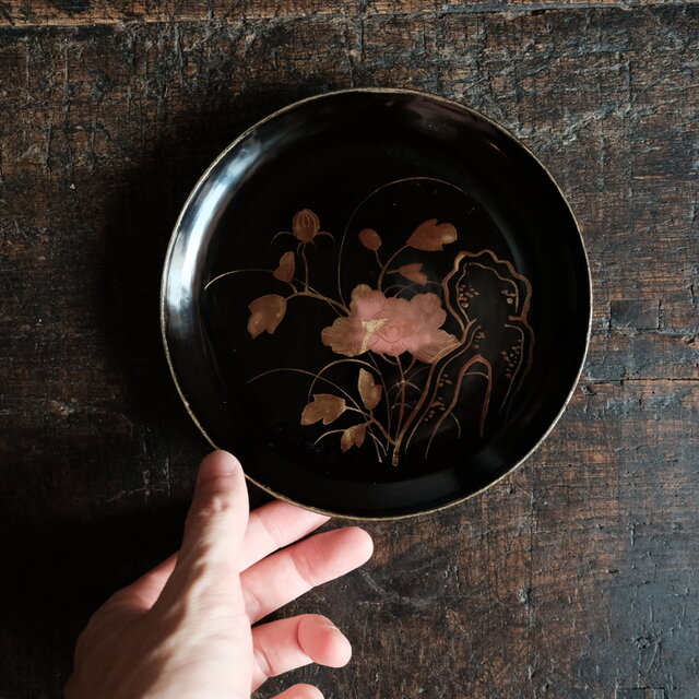 中国　清時代　提籃　模様入　乾漆　漆器　アンティーク　送料込み250830 中国 清時代 提籃 模様入 乾漆 漆器 アンティーク 送料込み250830 中国