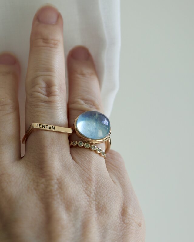 K10[人魚のaquamarine]ring | iichi 日々の暮らしを心地よくする