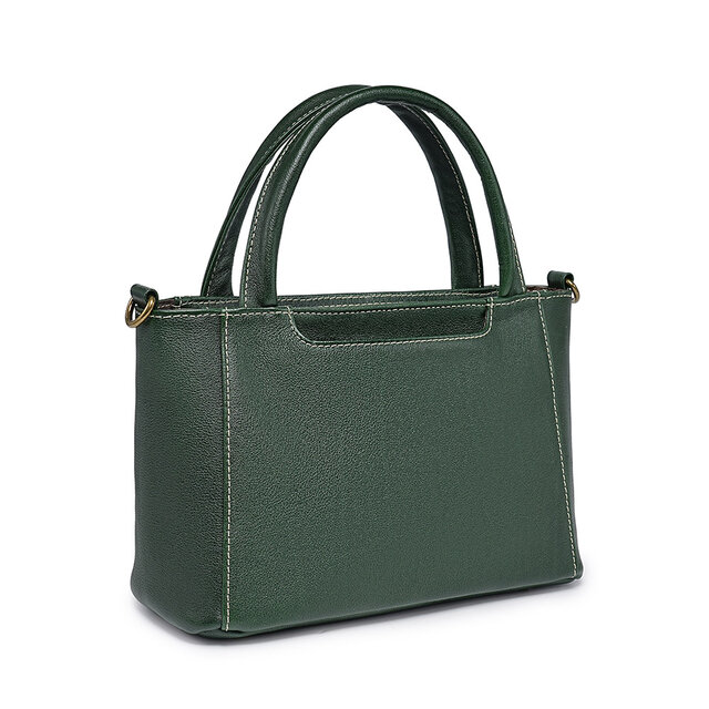 本革 ハンドバッグ ショルダー兼用 軽量 通勤 高品質 牛革 トート