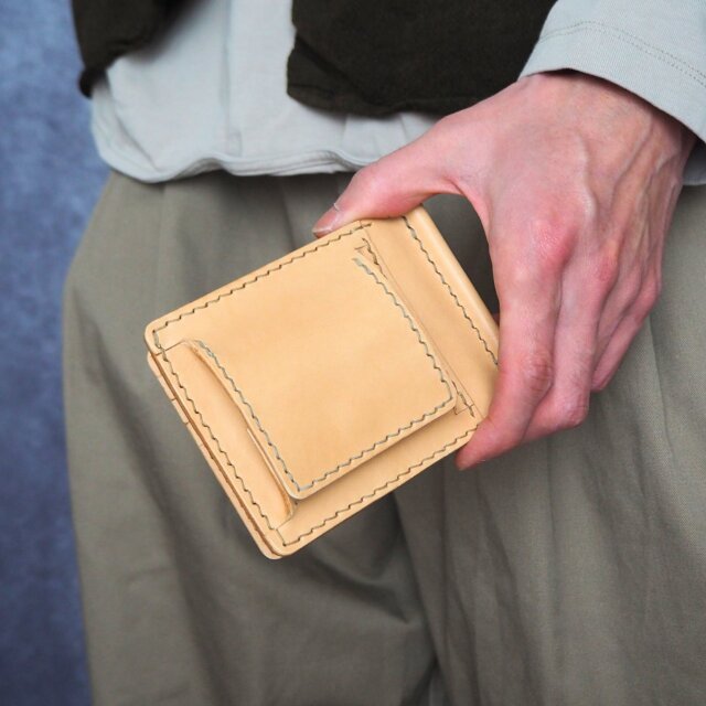 マネークリップ式財布 -折-