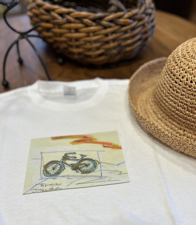 唯屋オリジナルTシャツ　自転車