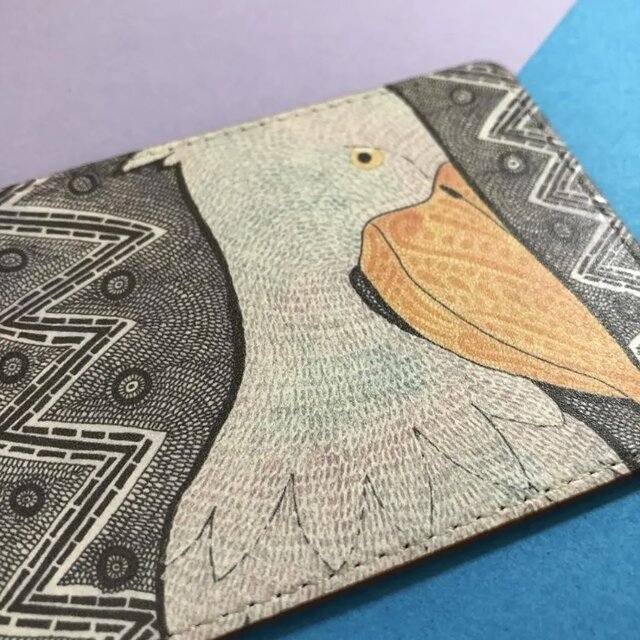 湖が光る理由｜ハシビロコウのセフニア｜パスケース