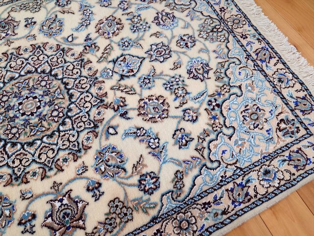 ペルシャ絨毯/サイズ:76x125cm….. ..sc1. ペルシャ絨毯 ナイン産 ノーラ 玄関マット 120x82cm エスリム柄