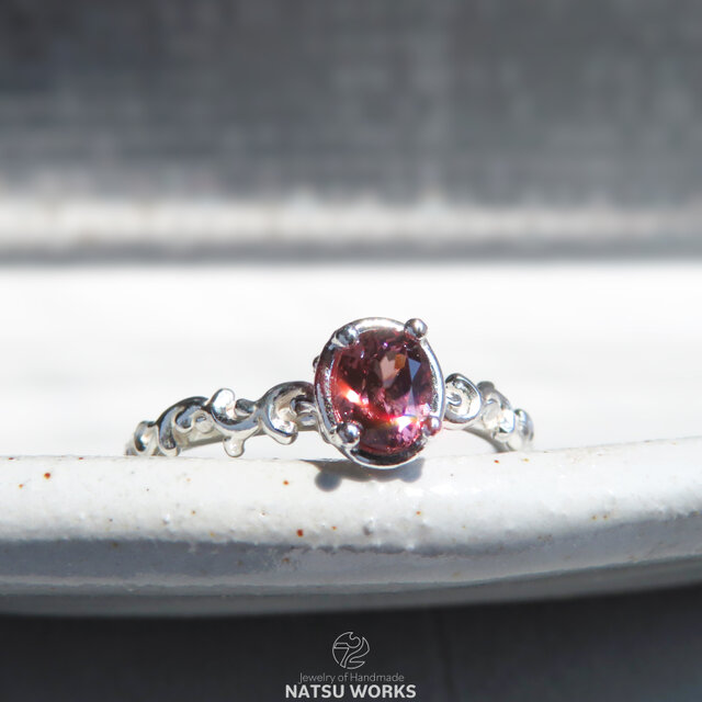 ピンク ジルコン リング / Pink Zircon Ring 0 | iichi 日々の暮らしを