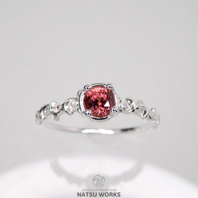 ピンク ジルコン リング / Pink Zircon Ring o | iichi 日々の暮らしを