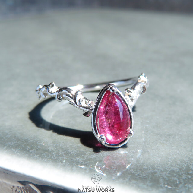 ピンク トルマリン リング / Rubellite Pink Tourmaline Ring V