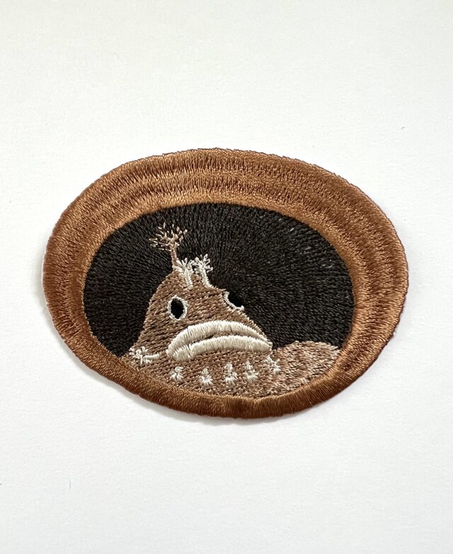 刺繍ワッペン■フサギンポ■水族館