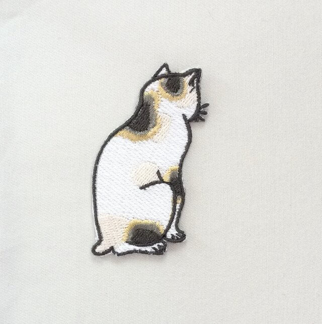 刺繍ワッペン■猫を被る■歌川国芳