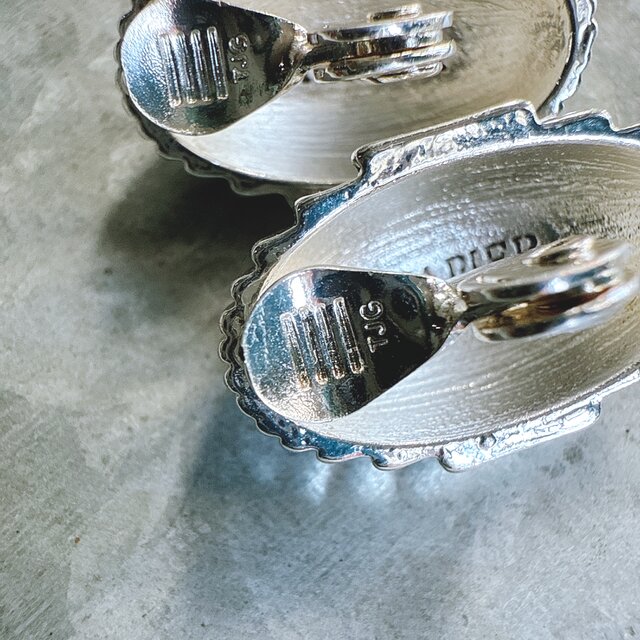 Silpada グラデーション ネイビーの石 台形 925 シルバー ヴィンテー Silpada グラデーション ネイビーの石 台形 925 シルバー