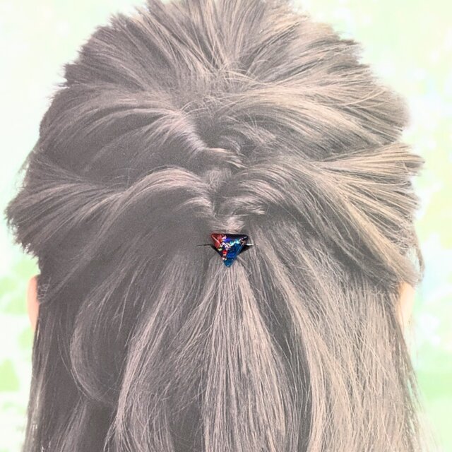 ラインストーンのトライアングルのヘアゴム2240 | iichi 日々の暮らし