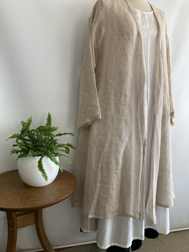 リネンのローブ　