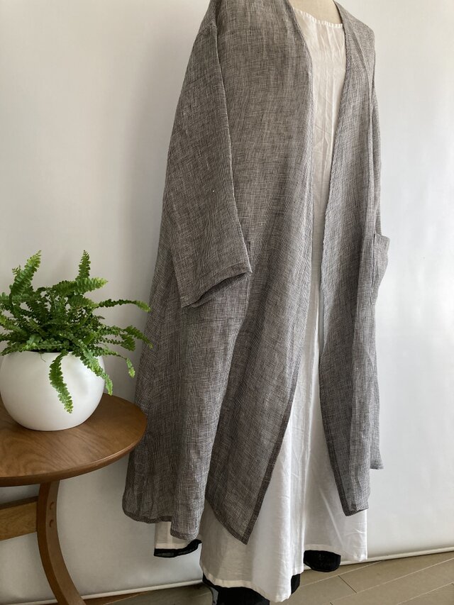 リネンのローブ　