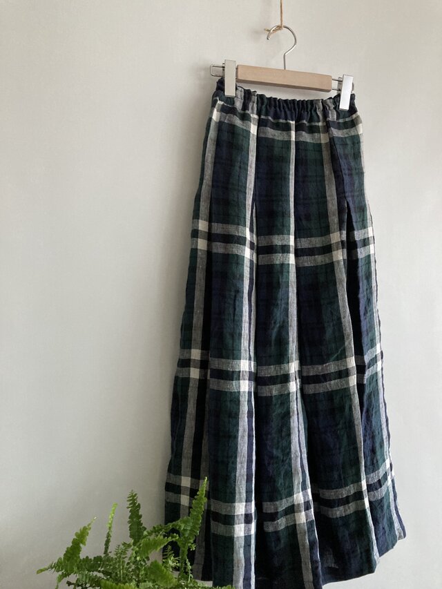 リネンのスカート