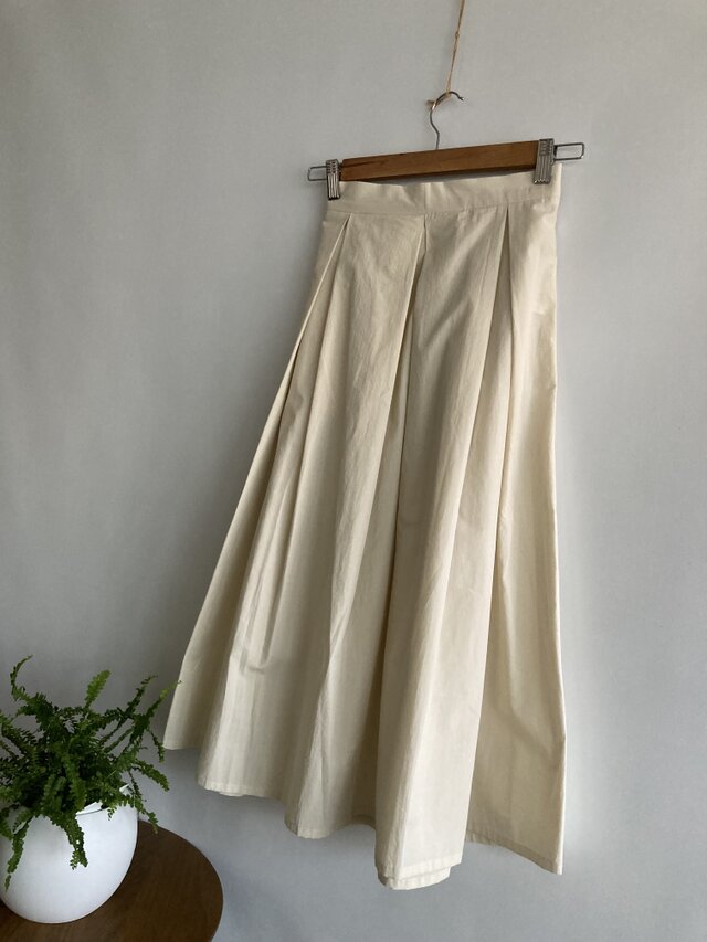 タックギャザースカート　