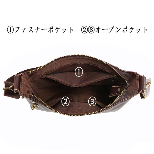高級感溢れる 本革 ショルダーバッグ レディース メンズ兼用