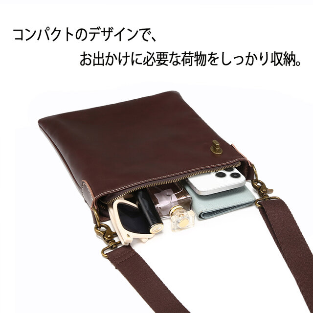 高級感溢れる 本革 ショルダーバッグ レディース メンズ兼用