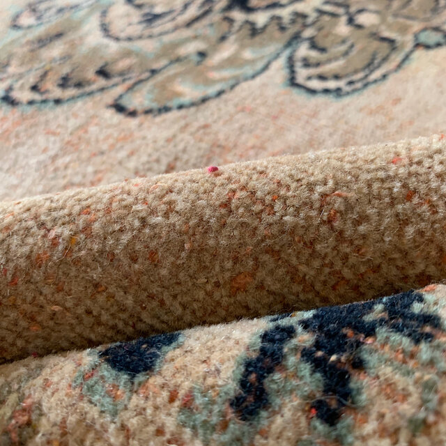 ササ　ペールオレンジ　ランナー　174×65 トルコヴィンテージラグ 超大判 トルコヴィンテージラグ 263×144 オーバーダイ ペール