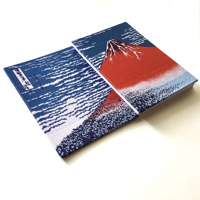 錦芳集　画集 青色布製表紙 はんかちタオル3枚セット「森山弥七郎 青森開港の誉れ」 | aomories