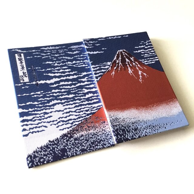 赤富士　冨嶽三十六景　凱風快晴　色紙 額色紙「赤富士」 – Shop of Hokusai ｜ 北斎館ネットショップ