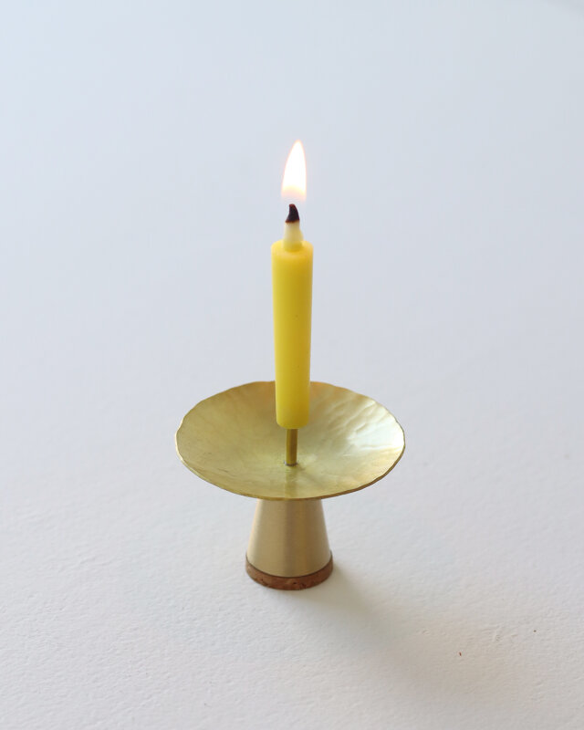 真鍮のロウソク台
