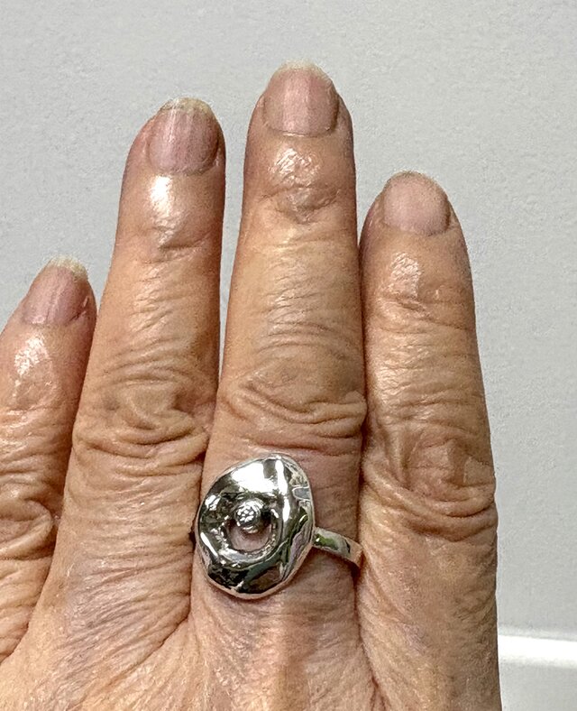 シルバー950オーガニックシェイプリング シルバー950オーガニックシェイプリング | iichi 日々の暮らしを