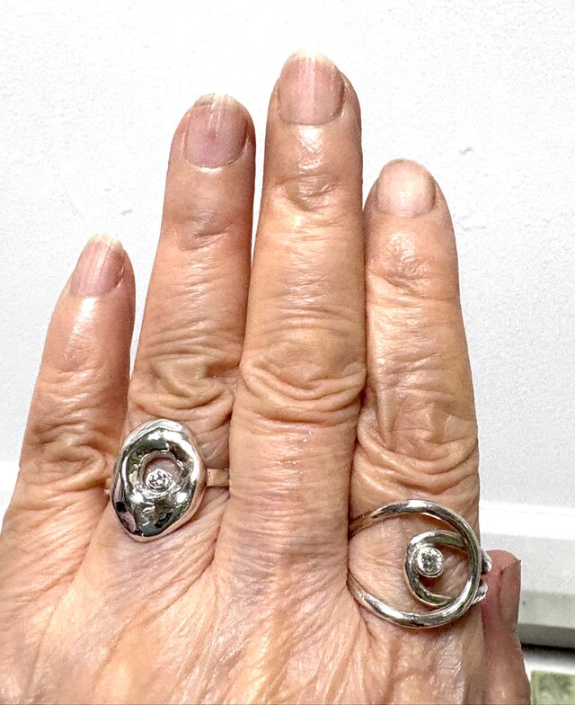 シルバー950オーガニックシェイプリング | iichi 日々の暮らしを