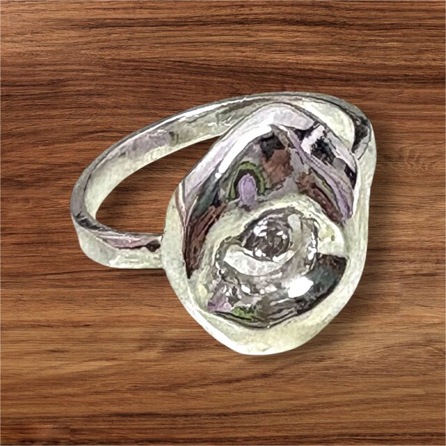 シルバー950オーガニックシェイプリング シルバー950オーガニックシェイプリング | iichi 日々の暮らしを