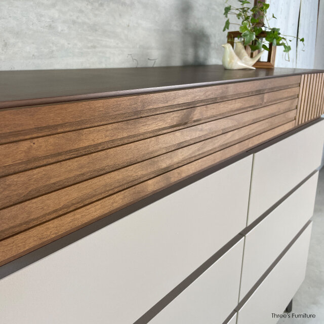 チェスト リビングチェスト ローチェスト 引出し収納 モダン シック